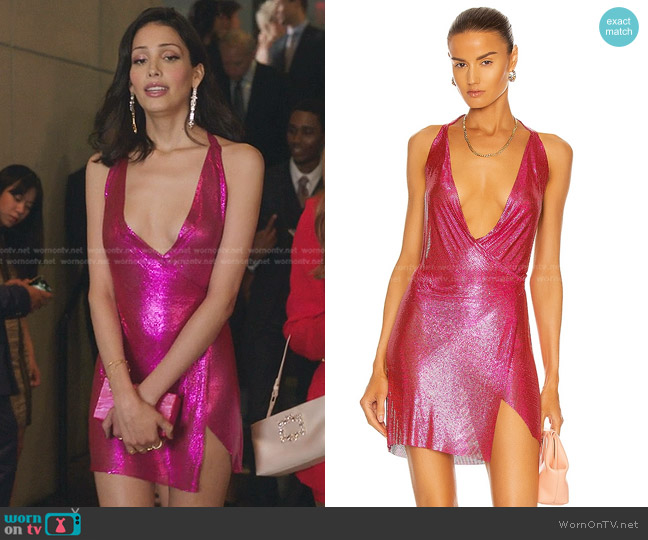 Fannie Schiavoni Maia Dress worn by Luna La (Zión Moreno) on Gossip Girl