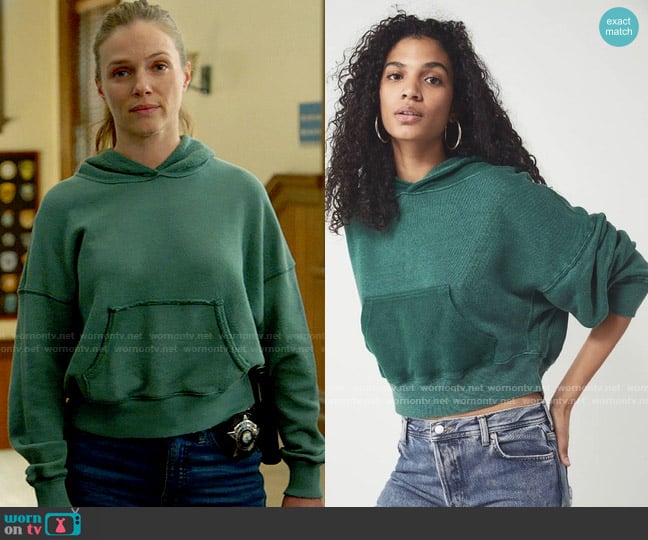 Free People Joey Hoodie worn by Hailey Upton (Tracy Spiridakos) on Chicago PD