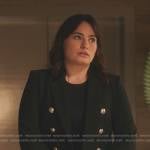 Heidi’s black double breasted blazer on Gossip Girl