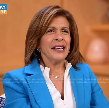 Hoda’s blue blazer on Today