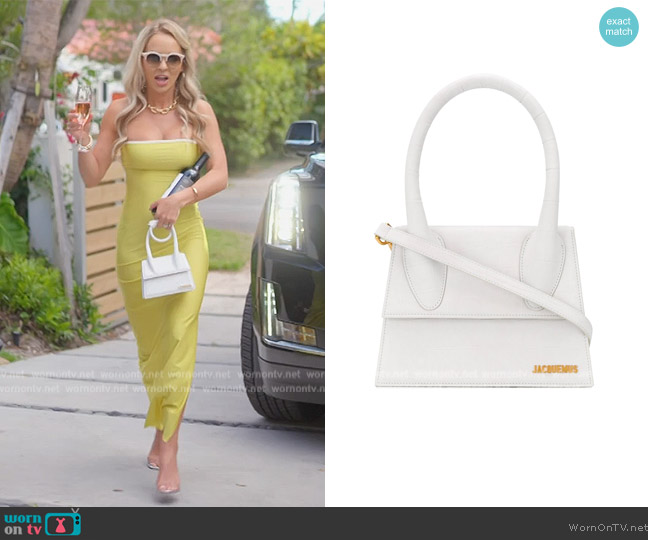 Jacquemus 'Le Grand Chiquito' Top Handle Bag worn by Nicole Martin (Nicole Martin) on The Real Housewives of Miami