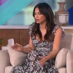 Jenna Dewan’s floral lace dress on The Talk