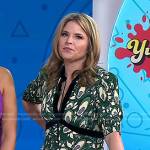 Jenna’s green printed dress on Today