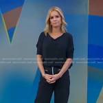 Jennifer’s navy zip pants on Good Morning America