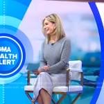 Jennifer’s pink PVC pumps on Good Morning America