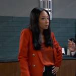Jordan’s red blazer on General Hospital