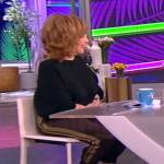 Joy’s side stripe pants on The View