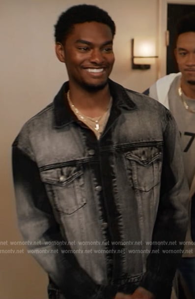 JR’s black denim jacket on All American Homecoming