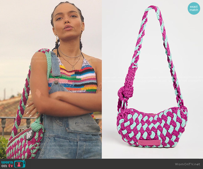 JW Anderson Knitted Bum Bag worn by Zoya Lott (Whitney Peak) on Gossip Girl