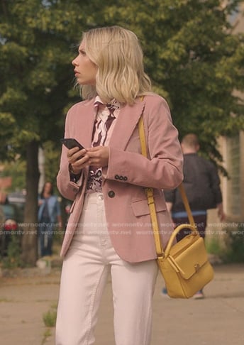 Kate’s pink corduroy blazer on Gossip Girl