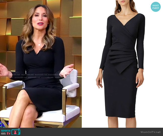 La Petite Robe di Chiara Boni Kaya Sheath Dress worn by Rhiannon Ally on Good Morning America