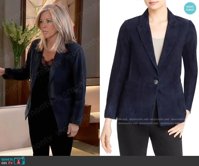 Kobi Halperin Uma Blazer worn by Carly Spencer (Laura Wright) on General Hospital