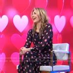 Lori’s black and pink polka dot dress on Good Morning America