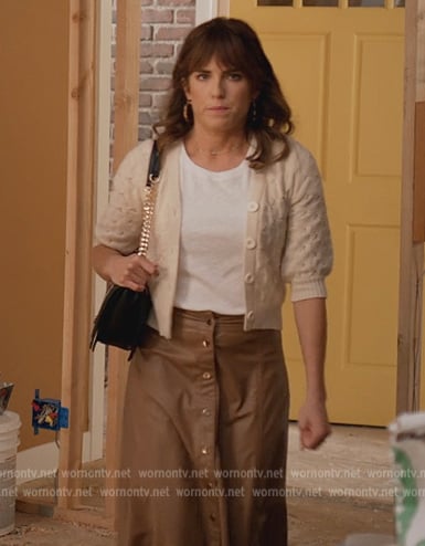 Marina’s weave shoulder bag on Home Economics