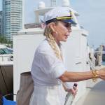 Marysol’s white LV logo sneakers on The Real Housewives of Miami