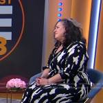 Marjorie Ingall’s abstract print dress on Good Morning America