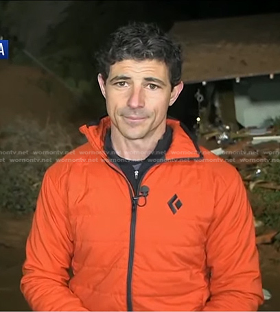 Matt Gutman’s orange jacket on Good Morning America