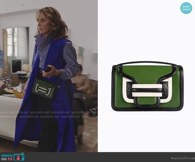 Pierre Hardy Alpha Handbag worn by Sylvie (Philippine Leroy-Beaulieu) on Emily in Paris