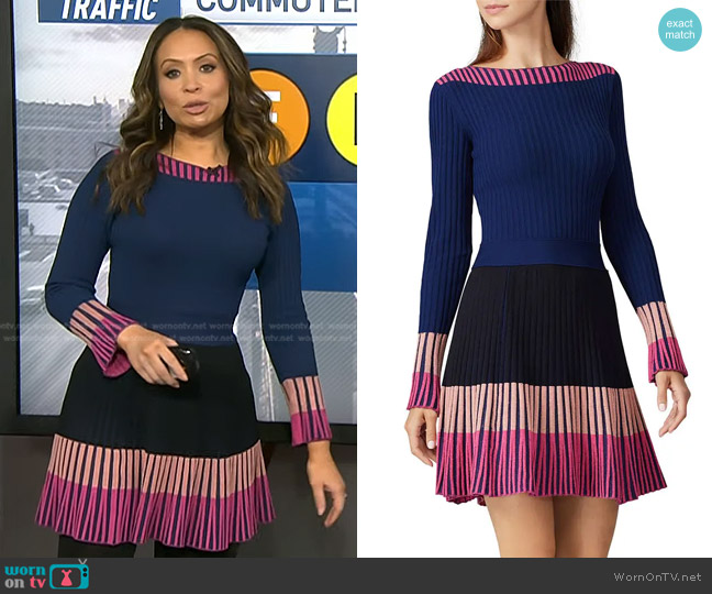 Pinko Francese Dress worn by Adelle Caballero on Today