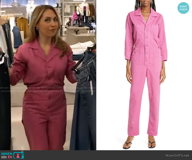 Pistola Tanner Utility Jumpsuit worn by Lori Bergamotto on Good Morning America