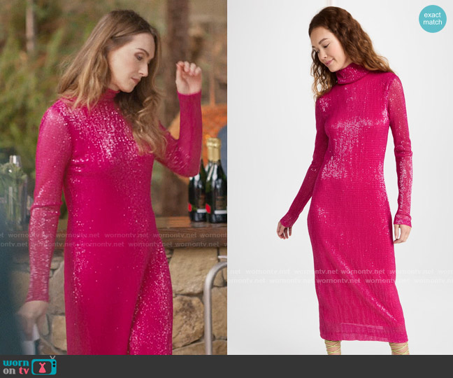 Prabal Gurung Turtleneck Dress worn by Tess Van De Berg (Jamie Clayton) on The L Word Generation Q