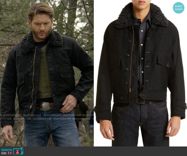Double RL Kenton Faux Shearling Lined Corduroy Jacket worn by Beau Arlen (Jensen Ackles) on Big Sky