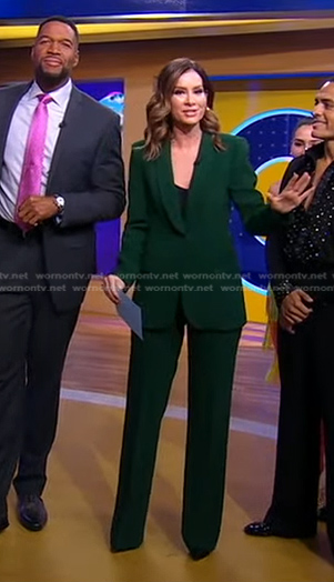 Rebecca’s green blazer on Good Morning America