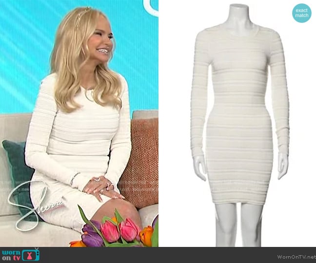 Ronny Kobo Crew Neck Mini Dress worn by Kristin Chenoweth on Sherri