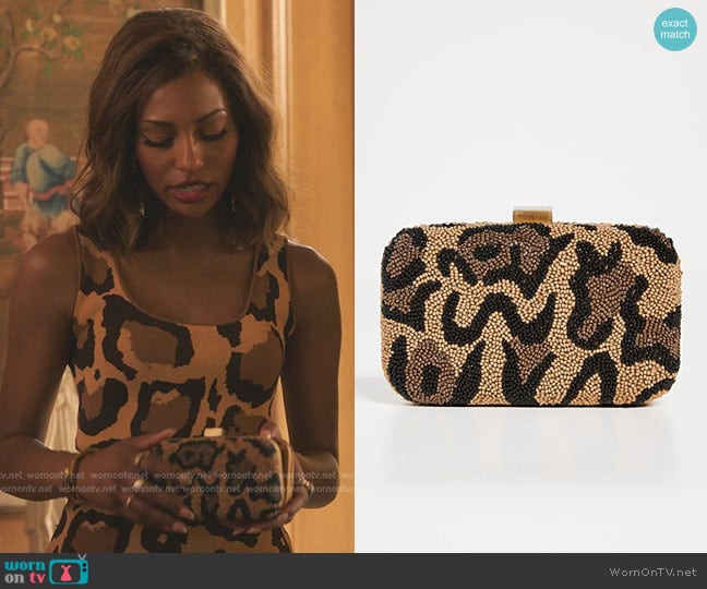 Santi Beaded Clutch worn by Monet de Haan (Savannah Lee Smith) on Gossip Girl