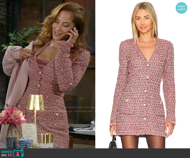 Sau Lee Audrey Dress worn by Lily Winters (Christel Khalil) on The Young and the Restless