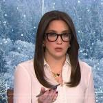 Savannah’s white blouse and leopard skirt on NBC News Daily