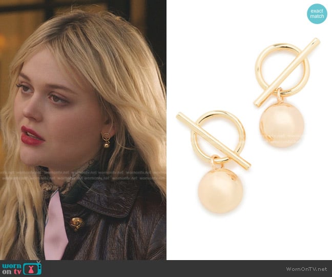 Shashi Zane Hoops worn by Audrey Hope (Emily Alyn Lind) on Gossip Girl