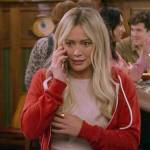 Sophie’s ladybug print pants and red hoodie on How I Met Your Father
