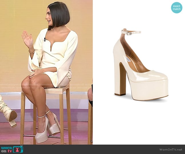 Steve Madden Skyrise Platform Pump worn by Paige DeSorbo on Today