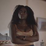 Tasha’s tiger stripe knit tank on National Treasure: Edge of History