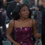 Trina’s pink sequin mini dress on General Hospital