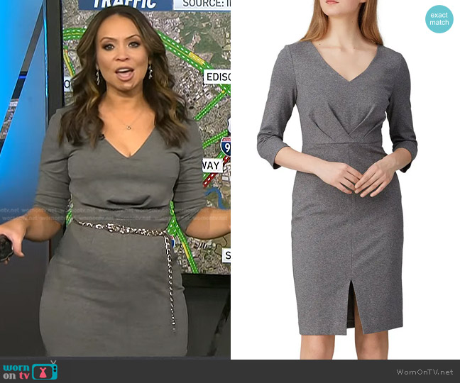 Trina Turk Sable Dress worn by Adelle Caballero on Today