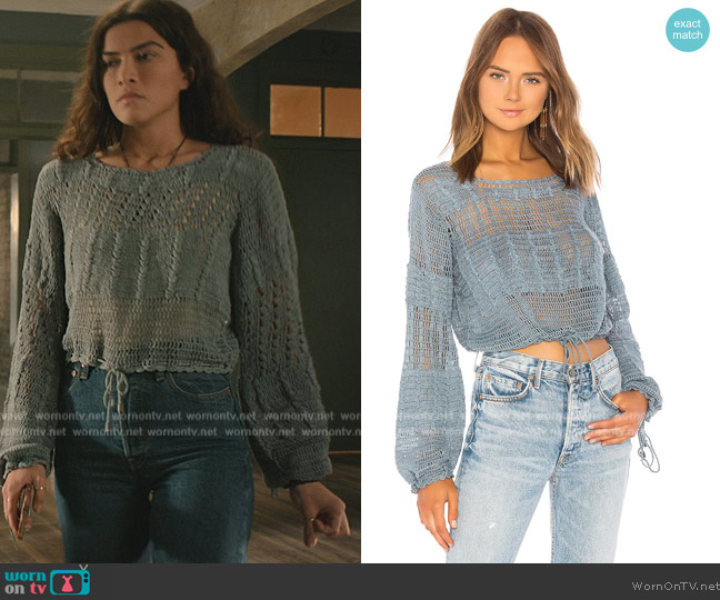 Tularosa Willow Pullover worn by Jess Valenzuela (Lisette Olivera) on National Treasure: Edge of History