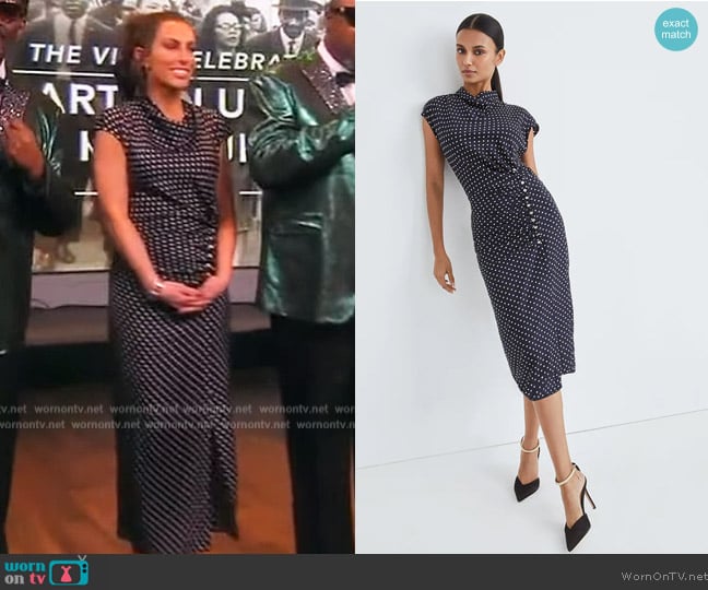 Veronica Beard Kasler Dress worn by Alyssa Farah Griffin on The View