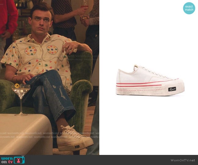 Visvim Skagway-Low-Top Trainers Sneakers worn by Maximus Wolfe (Thomas Doherty) on Gossip Girl