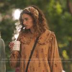 Wendy’s brown floral dress on Gossip Girl