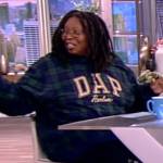 Whoopie’s plaid Dap hoodie on The View