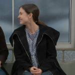 Willow’s black coat on General Hospital