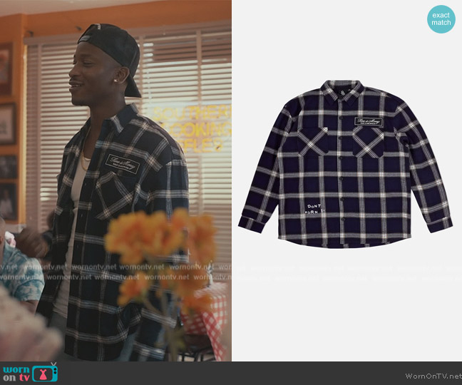 8and9 Burning Time Flannel