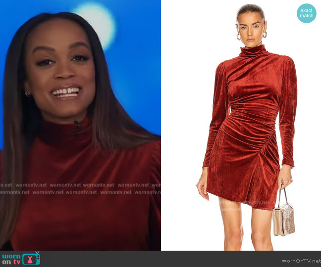 A.L.C. Marcel Dress worn by Rachel Lindsay on Extra