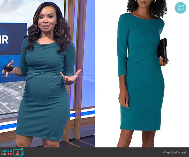Emporio Armani Milano Dress worn by Adelle Caballero on Today