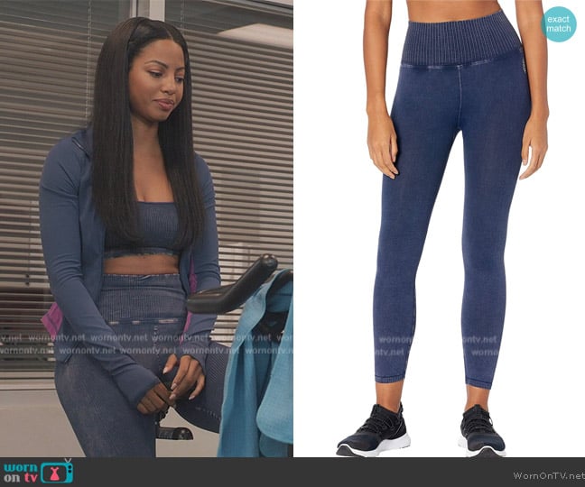 Free People Movement Good Karma Legging worn by Thea (Camille Hyde) on All American Homecoming