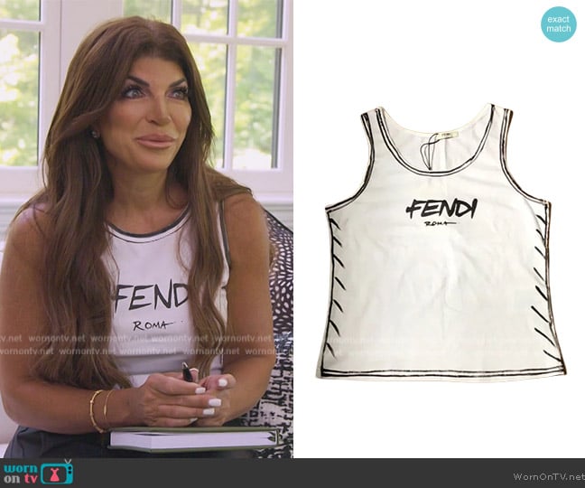 Fendi Fendi Roma Tank worn by Teresa Giudice on The Real Housewives of New Jersey