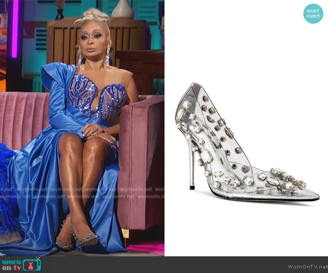 Good American Diamonds Forever Heel worn by Karen Huger on The Real Housewives of Potomac