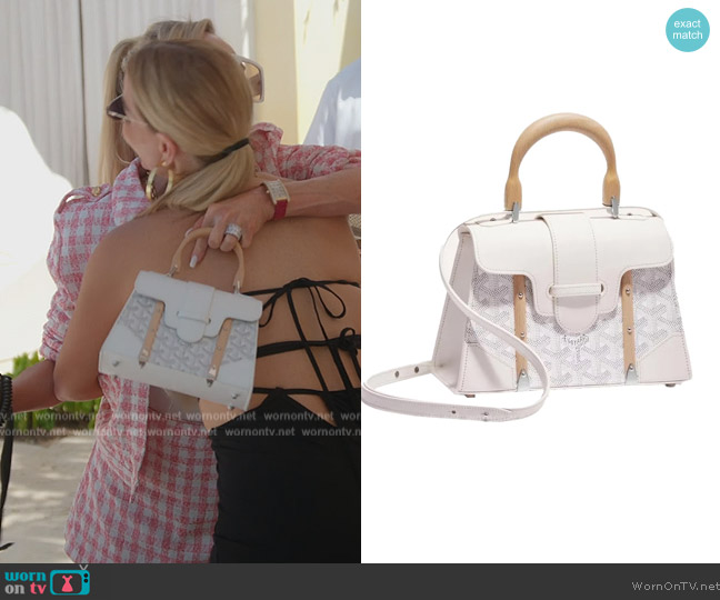 Goyard Saigon Structure Mini Bag worn by Marysol Patton (Marysol Patton) on The Real Housewives of Miami